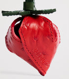 Jacquemus leather strawberry bag charm 25cm - British product