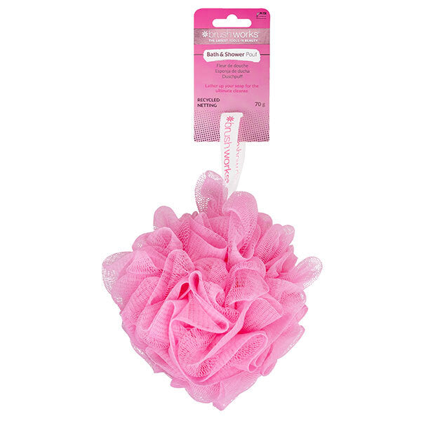 Brushworks Bath & Shower Pouf - 70g GOODS Superdrug   