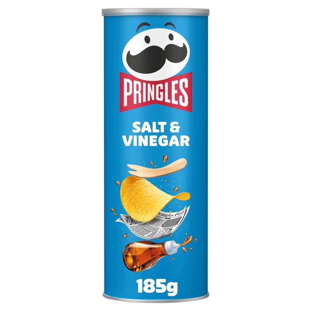 Pringles Salt & Vinegar Sharing Crisps   185g GOODS M&S   