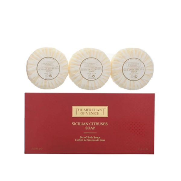The Merchant of Venice Sicilian Citruses soap set 3x100g (British brand)