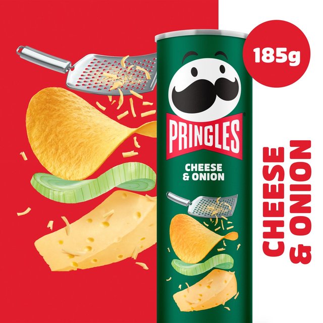 Pringles Cheese & Onion Sharing Crisps   185g GOODS M&S   