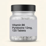 Holland & Barrett Vitamin B6 12mg 120 tablets, imported from the UK