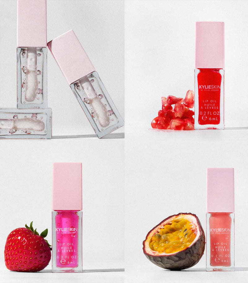 Kylie Cosmetics hydrating lip oil with plumping complex, UK version