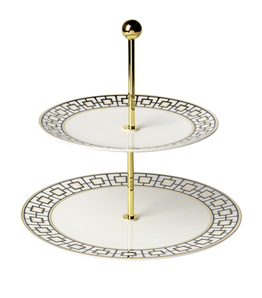 Villeroy & Boch MetroChic Two-Tier cake stand (British brand)