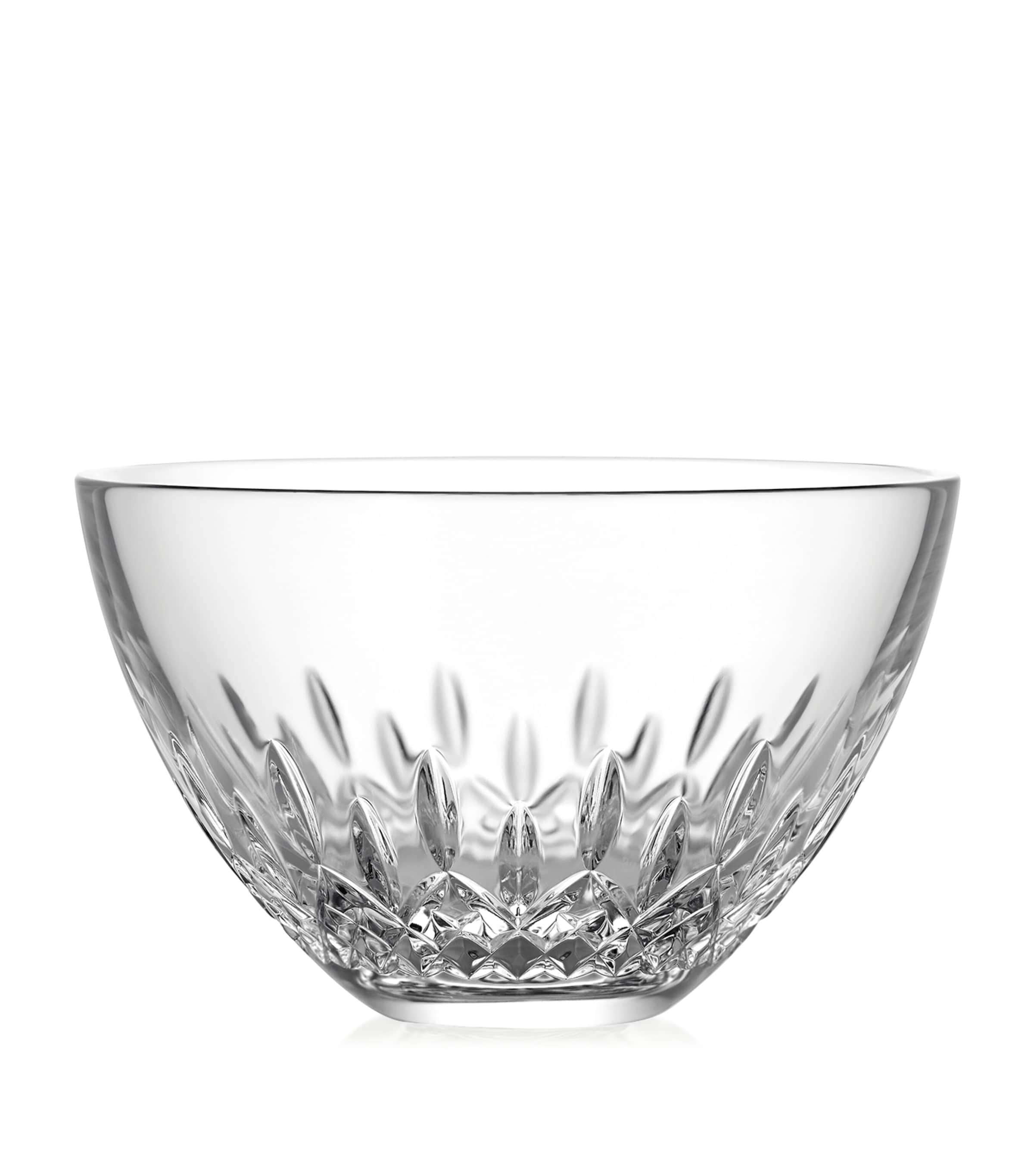 Waterford decorative crystal bowl with diamond cuts, 15cm (British brand)