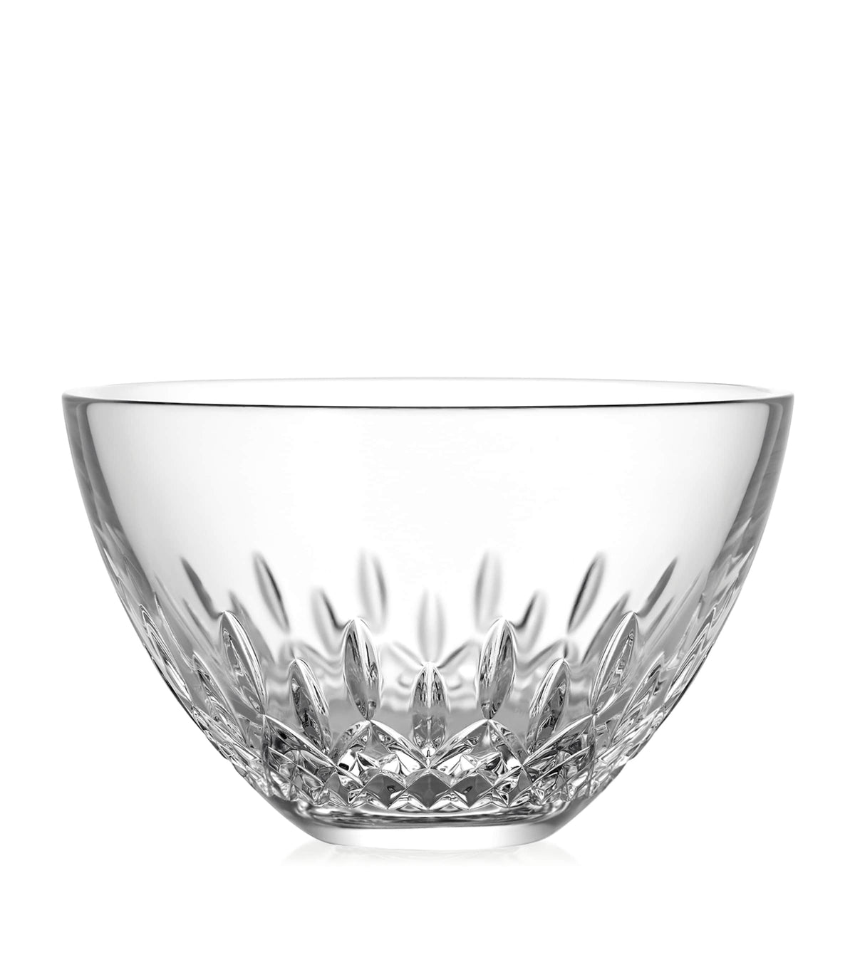 Waterford decorative crystal bowl with diamond cuts, 15cm (British brand)
