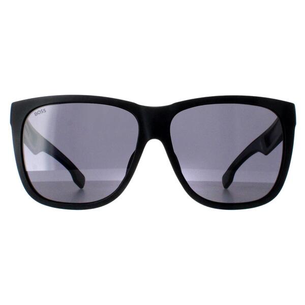 Hugo Boss men's BOSS 1453 sunglasses matte black, imported from the UK