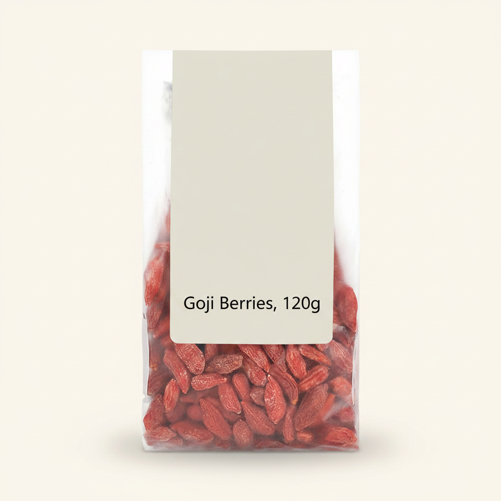 Holland & Barrett Goji Berries Dried Fruit 120g, UK version