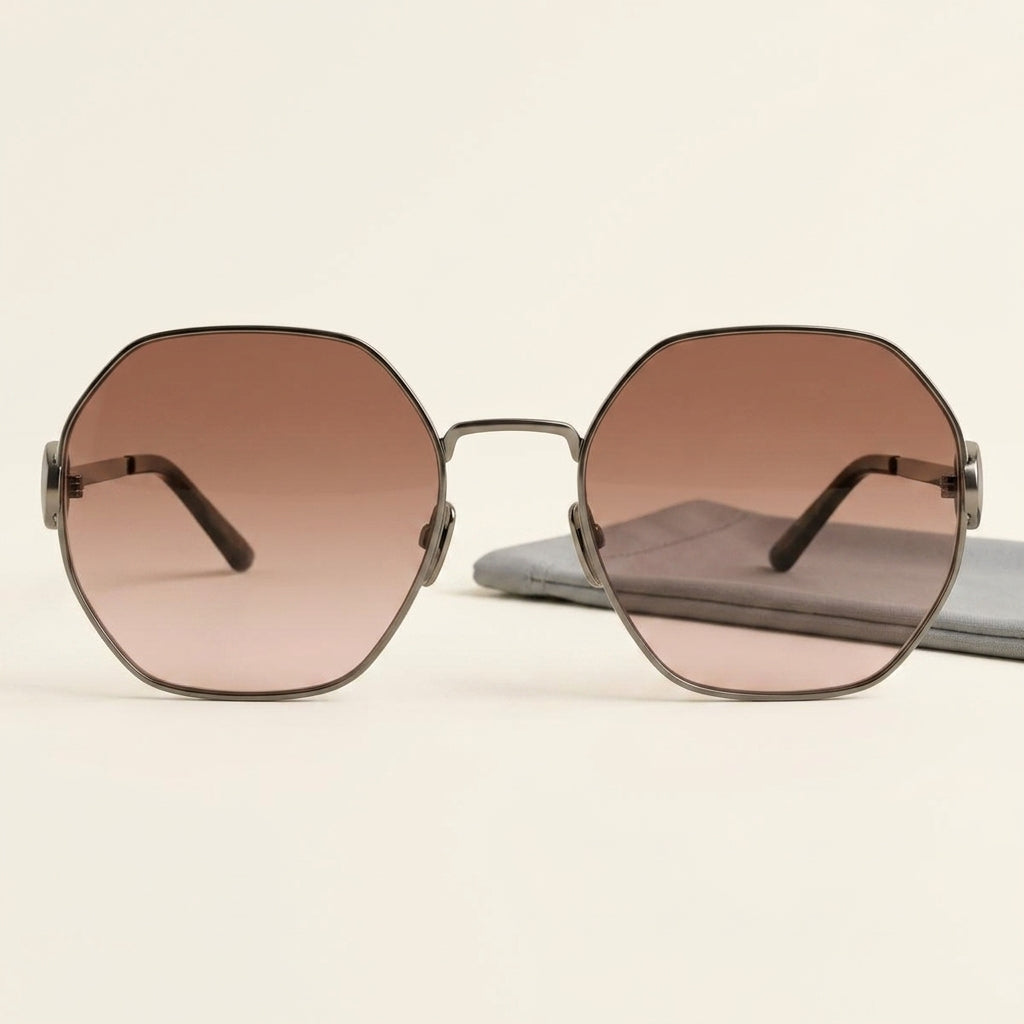 نظارات Gucci GG2046S بتدرج ذهبي، مستوردة من المملكة المتحدة
