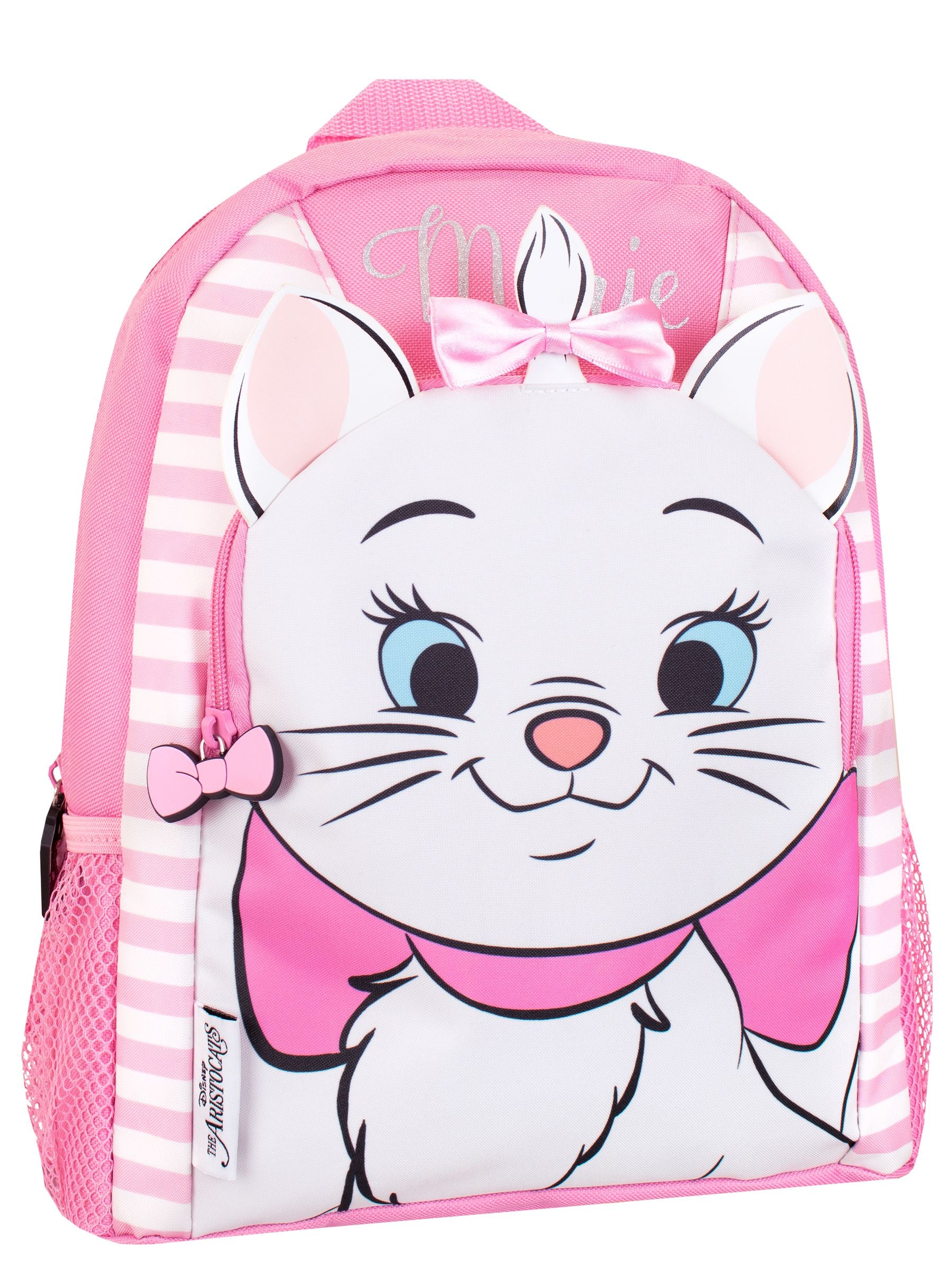 Disney Marie Aristocats backpack pink 3D ears, UK version