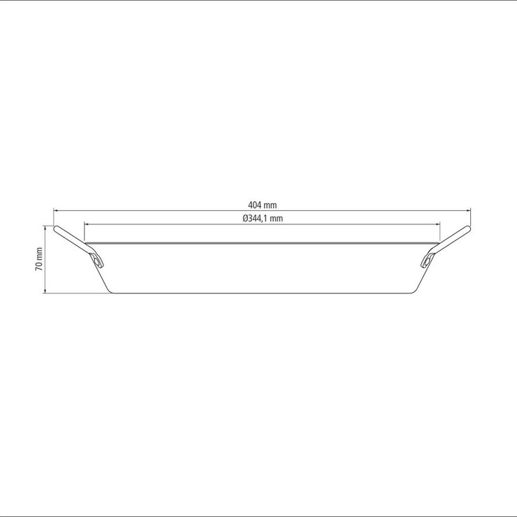 Tramontina non-stick paella pan 34cm, UK version