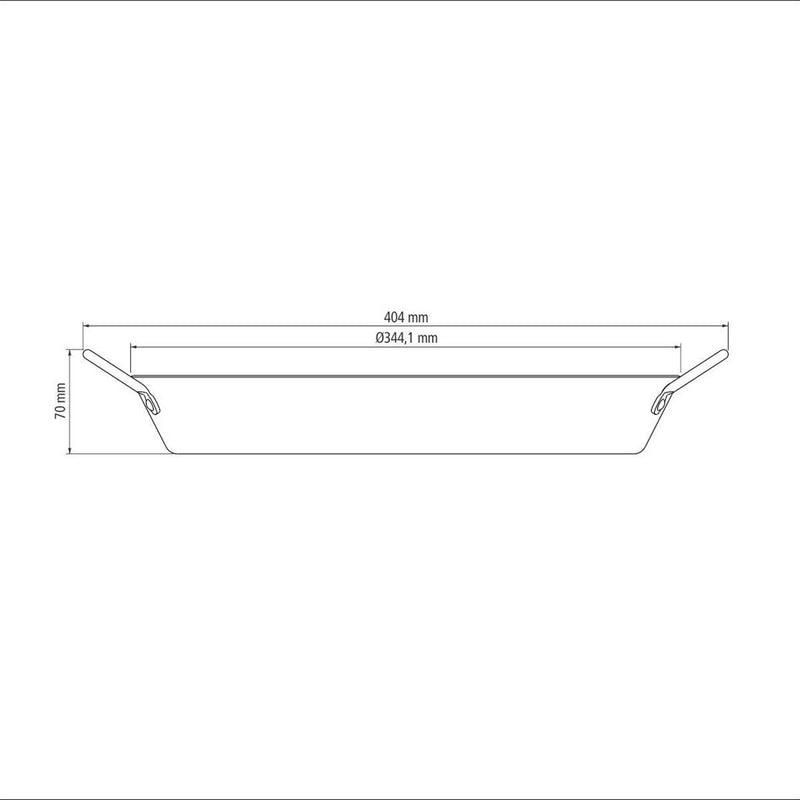 Tramontina non-stick paella pan 34cm, UK version