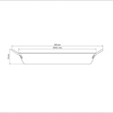 Tramontina non-stick paella pan 34cm, UK version