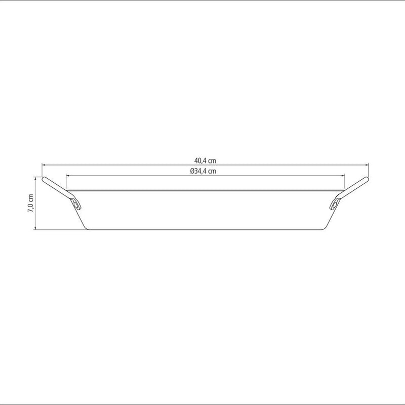 Tramontina non-stick paella pan 34cm, UK version
