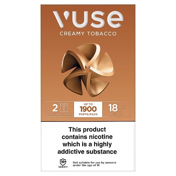 Vuse ePod Pods Creamy Tobacco 18mg GOODS Superdrug   