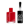 Vernis à ongles Rimmel Double Decker Rouge 8 ml, importé du Royaume-Uni