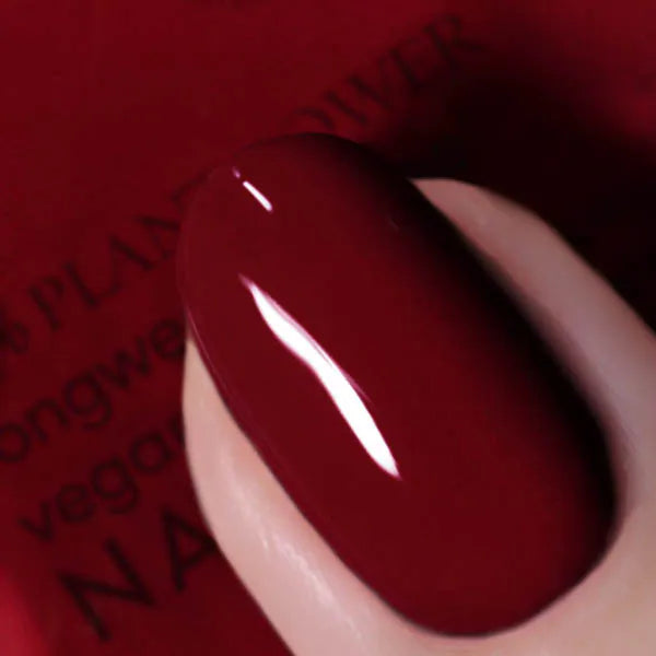 Nails.INC Plant Power nail polish red 14ml, imported from the UK