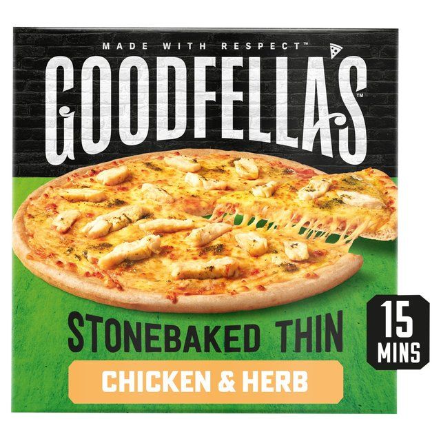 Goodfella's Stonebaked Thin Chicken Pizza    365g GOODS M&S   