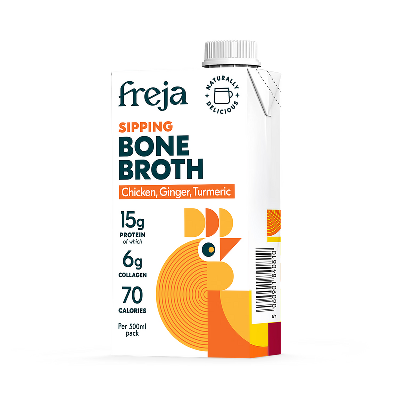 Freja bone broth Chicken Ginger Turmeric 500ml (British brand)
