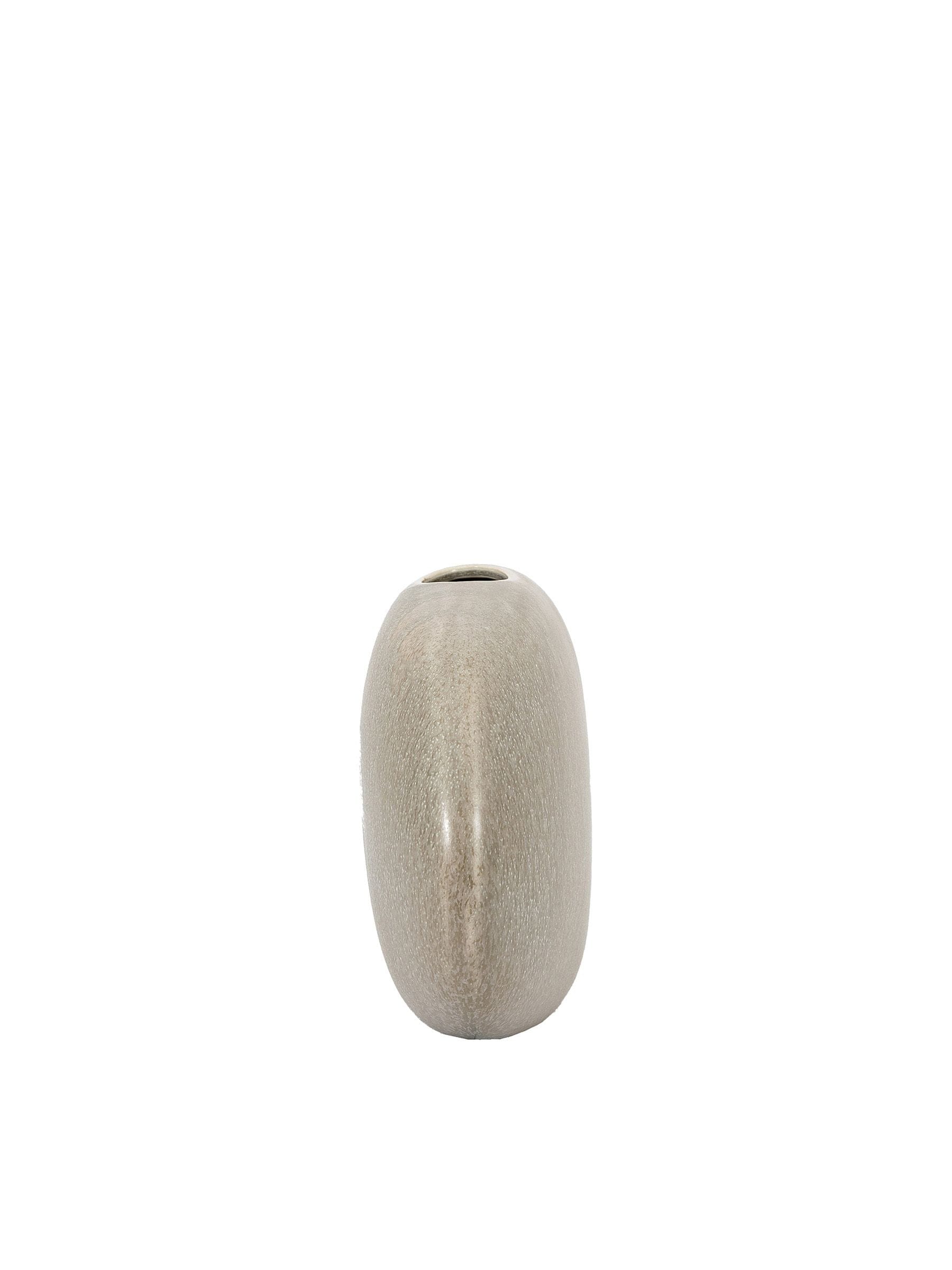 Gallery Home grey Adelanto pebble vase stoneware (British brand)