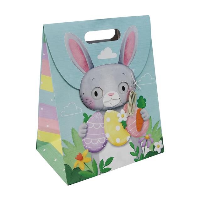 Easter Bunny Face Mask Large Gift Bag