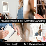 Rio dressing table makeup mirror with LED lights - British product