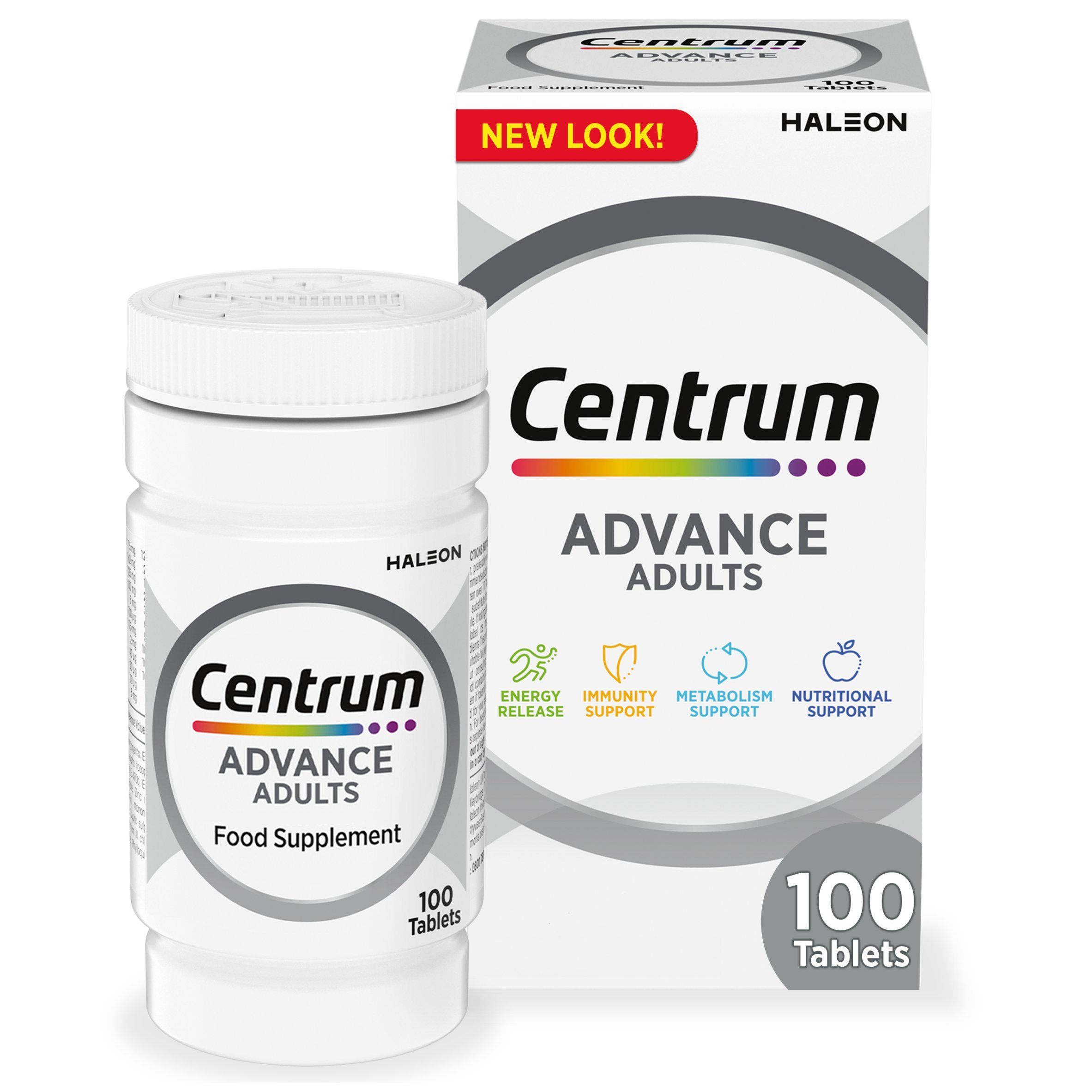 Centrum Advance Multivitamins & Vitamin Tablets x100 GOODS Sainsburys   