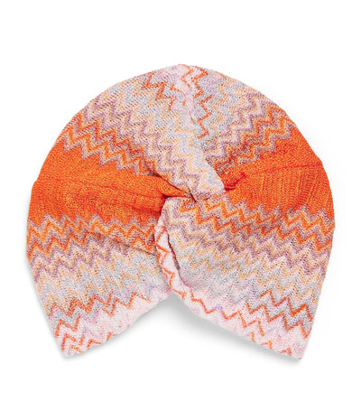 Harrods Missoni Knot-Front Zigzag Turban- Buy online at McGrocer