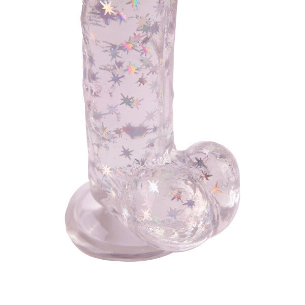 Ann Summers silver star glitter dildo 6 inch, UK version