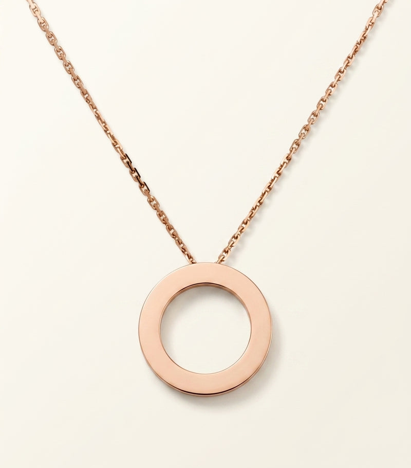 Cartier Love necklace rose gold with diamonds 16mm chain 42cm (British brand)