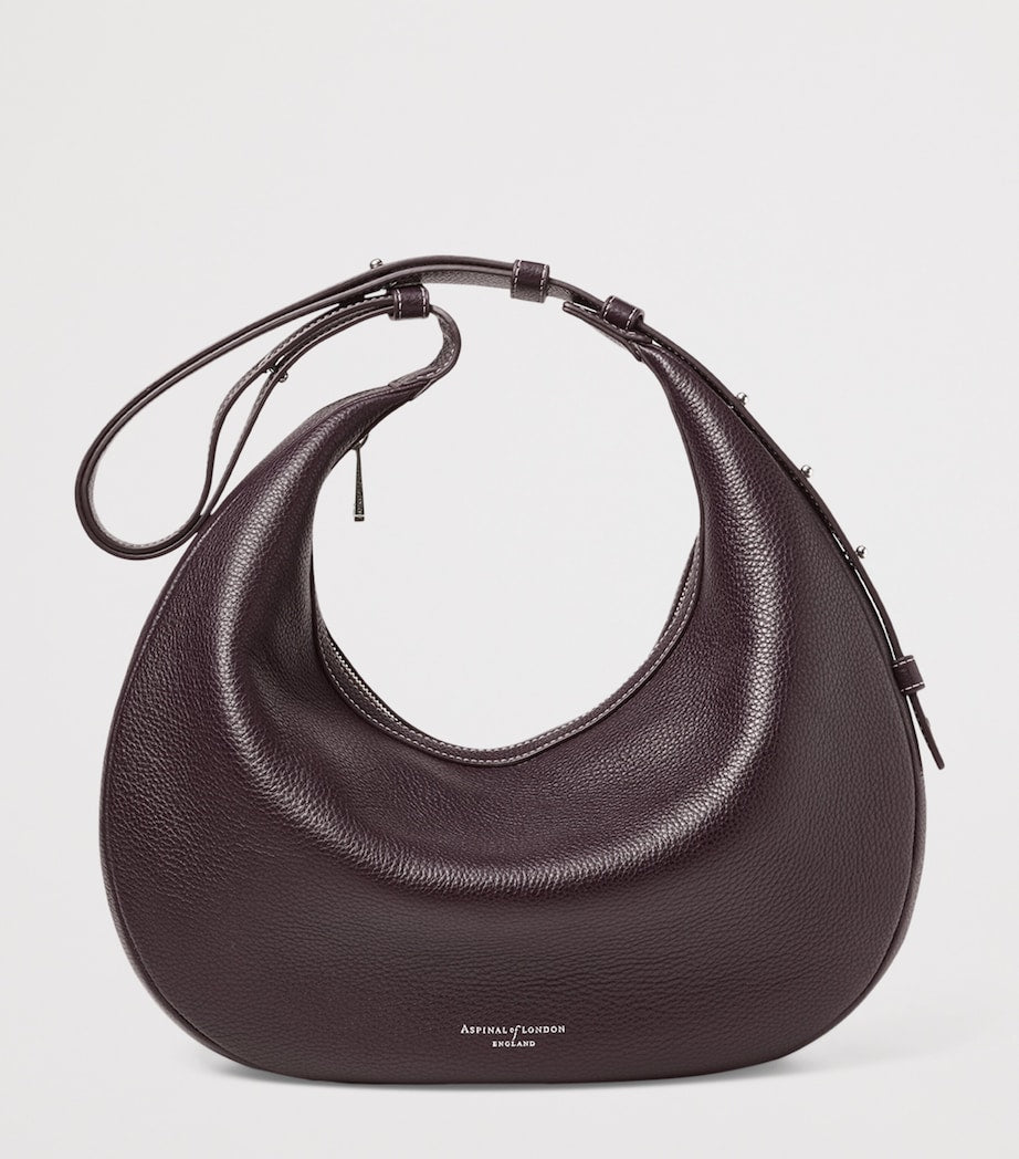 Aspinal of London large Soho Crescent cross-body bag - British product