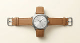 Cartier Tank Americaine large 18ct rose gold leather watch - British product