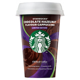 Starbucks Chocolate Hazelnut Flavour Cappuccino Chilled Coffee, Limited Edition 220ml GOODS Sainsburys   