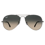 Ray-Ban Aviator sunglasses silver gradient 55mm, UK version