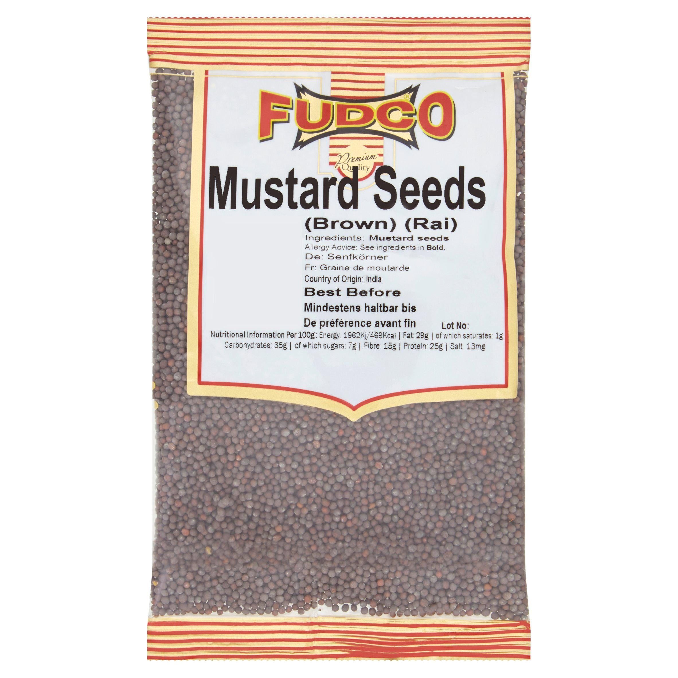 Fudco Brown Mustard Seeds 100g Asian Sainsburys   