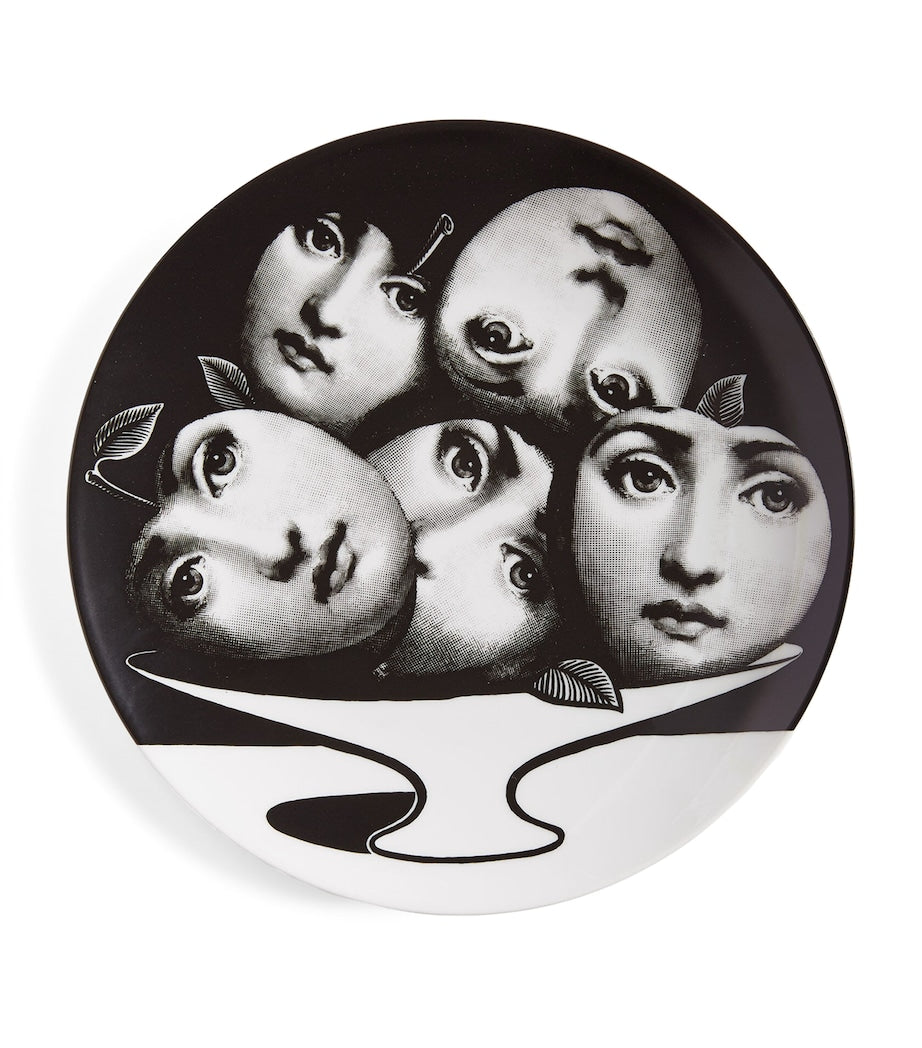 Fornasetti Tema e Variazioni No. 104 wall plate 26cm - British product
