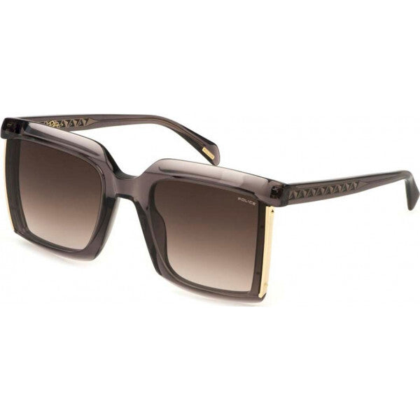 Police SPLP45 brown acetate sunglasses 560830, imported from the UK