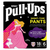 Huggies Pull-Ups Trainers Night, Girl, Size 2-4 Years, Nappy Size 5-6+, 18 BIG KID Training Pants GOODS Boots   