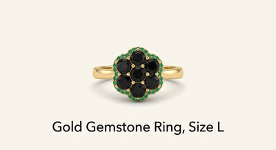 Harrods Cartier Yellow Gold Tsavorite Garnet and Onyx Panthère de Cartier Ring- Buy online at McGrocer