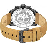 Timberland Hampton Harbour beige leather watch, imported from the UK