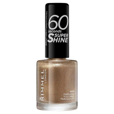 Superdrug Rimmel Nail Polish Darling You're Fab 60 Second Finish 8ml British Cosmetic- Buy online at McGrocer
