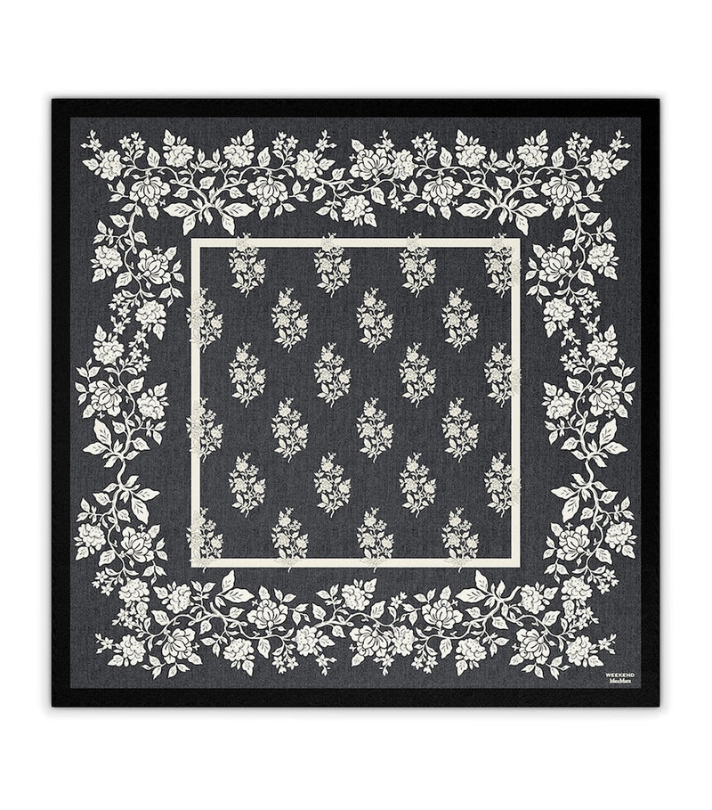 Weekend Max Mara silk floral scarf 90cm x 90cm, UK version