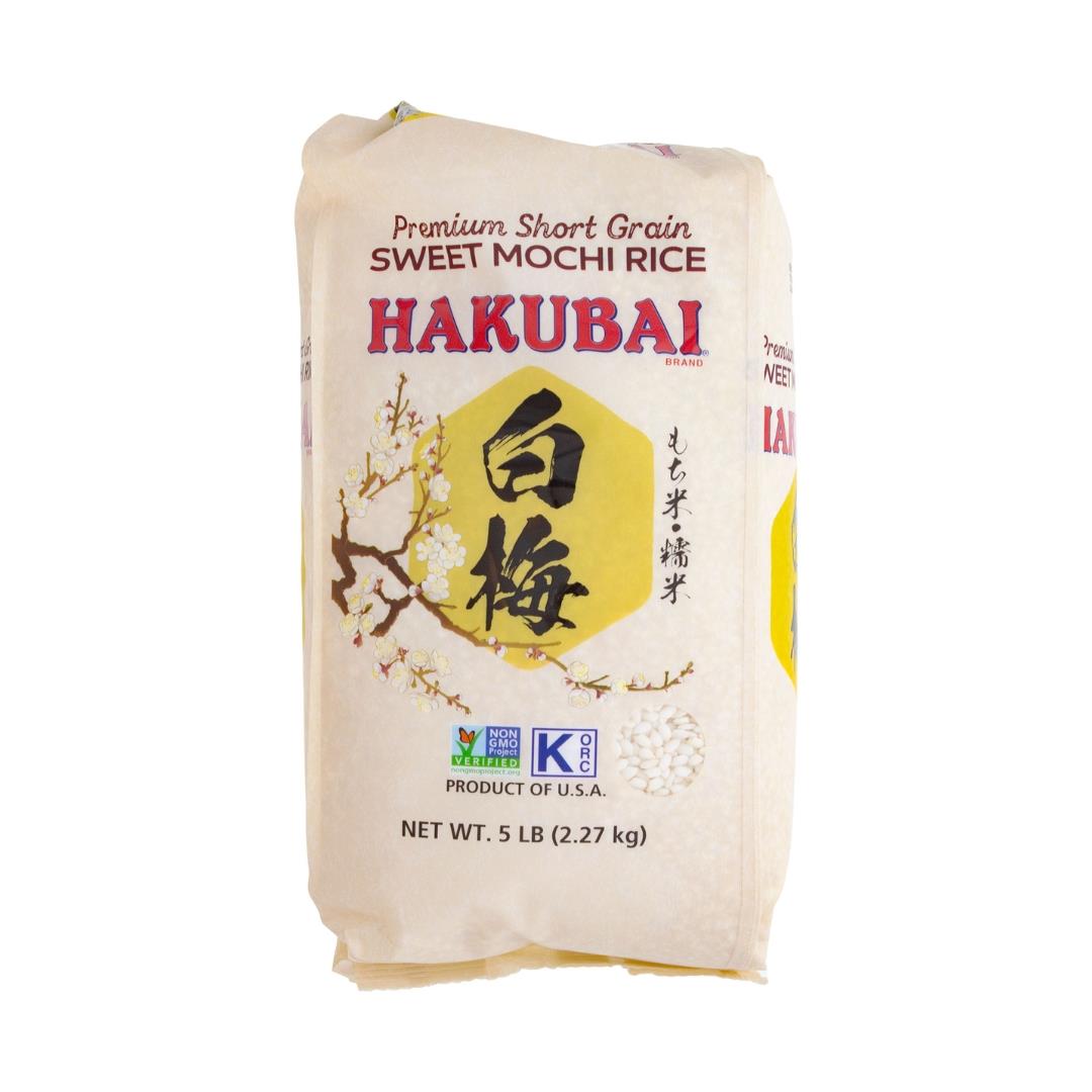 Hakubai sweet sticky rice 2.27kg for mochi, UK version