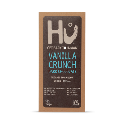 Holland & Barrett Hu Vanilla Crunch Dark Chocolate Bar 60g- Buy online at McGrocer