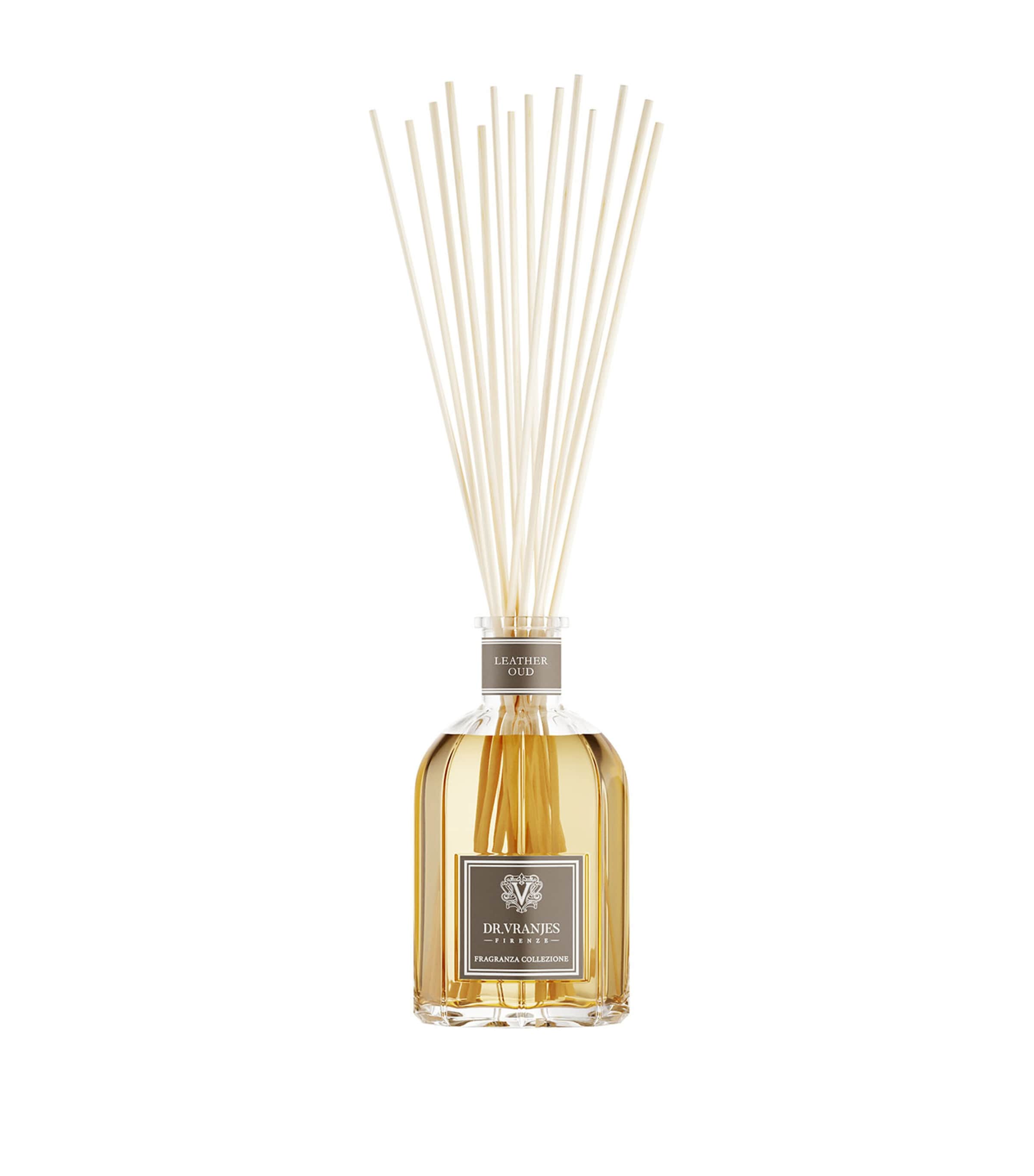 Dr. Vranjes Firenze Leather Oud reed diffuser 1.25L - British product