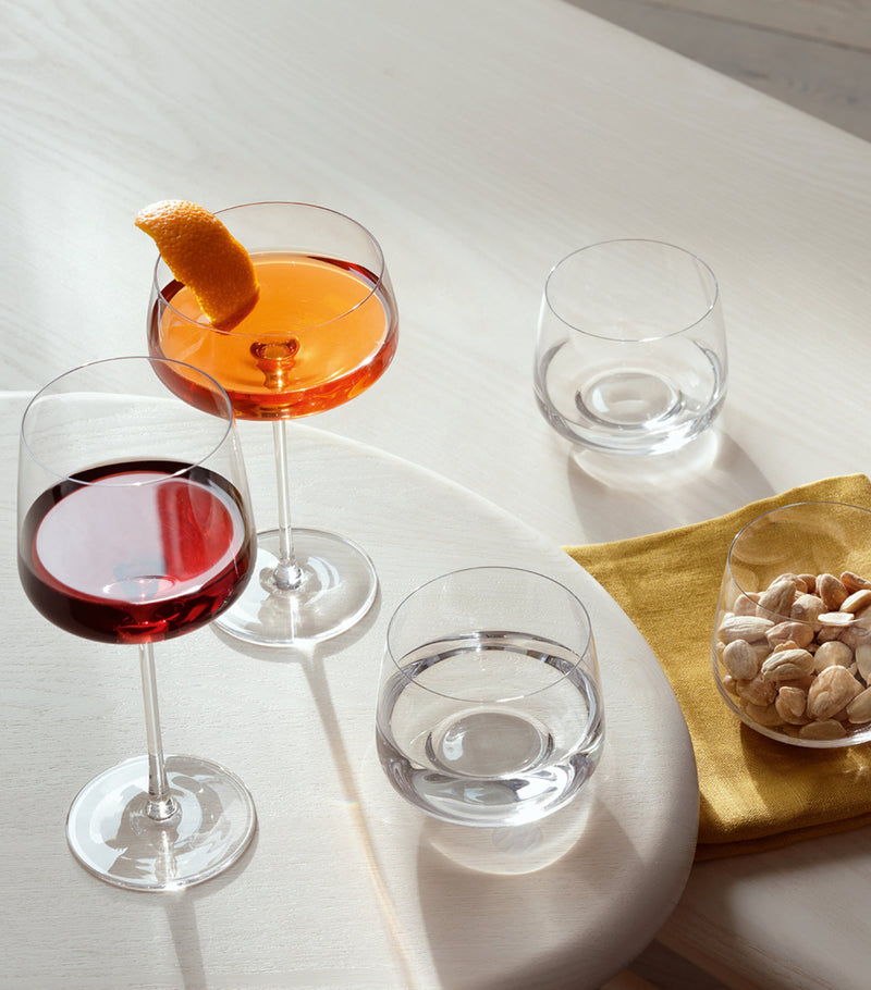 LSA International set of 4 Champagne saucers with 300ml capacity, UK version