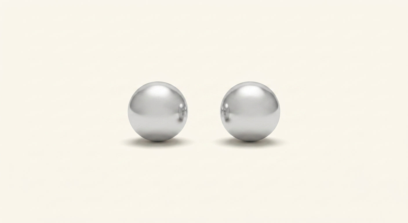 Vivienne Westwood Lorelei platinum-plated brass stud earrings - British product