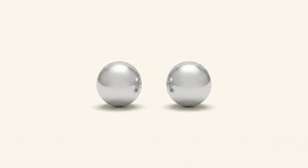Vivienne Westwood Lorelei platinum-plated brass stud earrings - British product