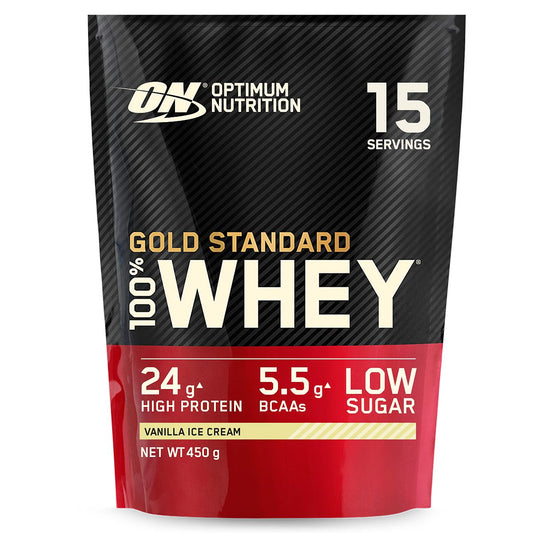 Optimum Nutrition Gold Standard 100% Whey Vanilla Ice Cream 450g GOODS Boots   