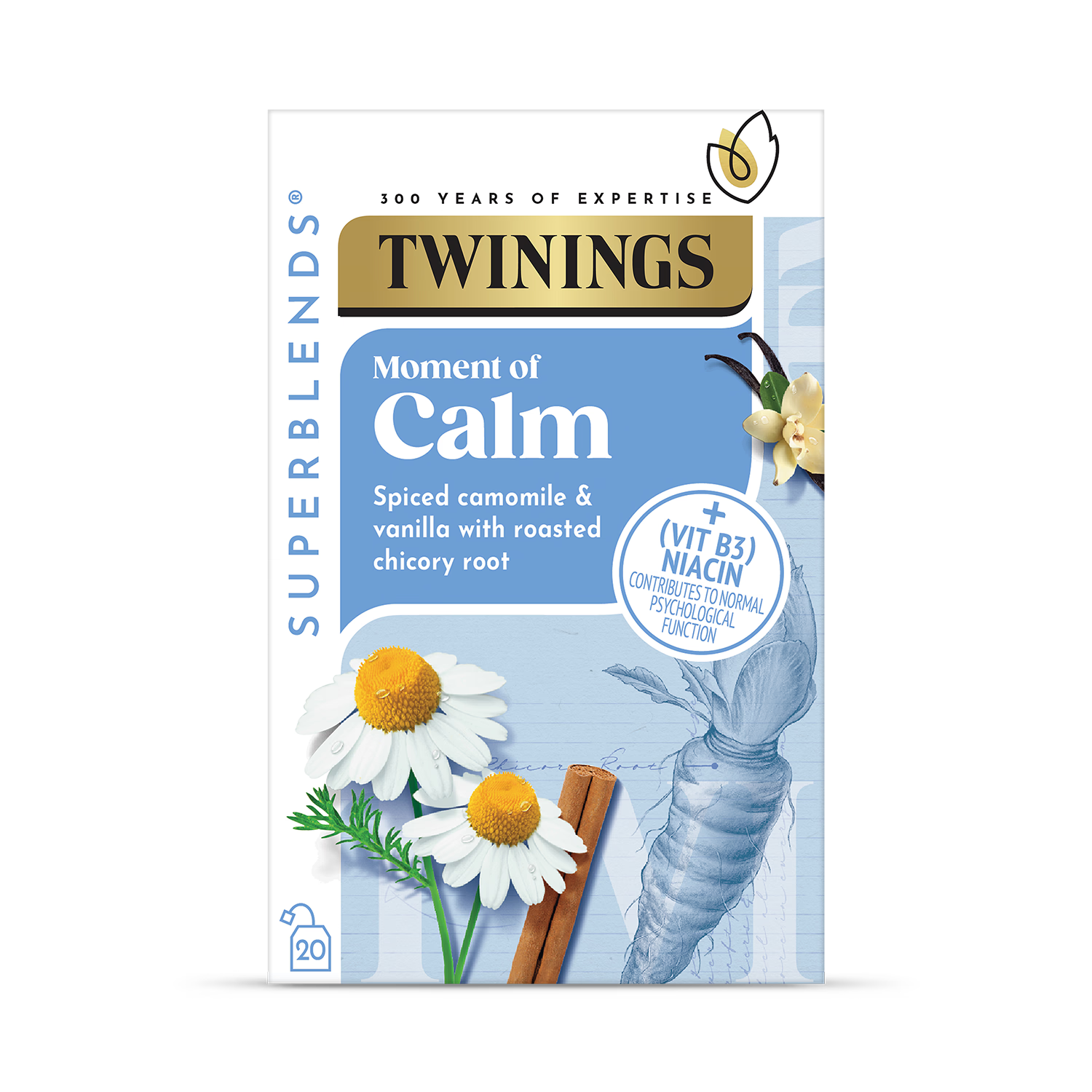 Twinings Superblends Calm tea bags 20 (British brand)